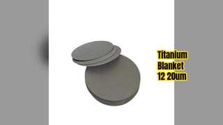 Titanfaserdecke mit 12–20 µm Porengröße