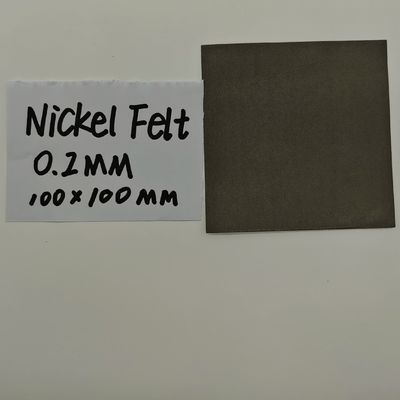 0.2mm Nickelfelt Umweltschonendes Metallporöses Nickelfelt aus Sinterfasern