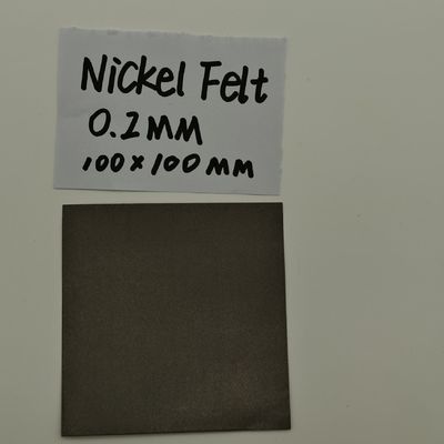 Metallporöser Nickel Sinter Metallfasergewebe 0,2 mm Umweltschonend