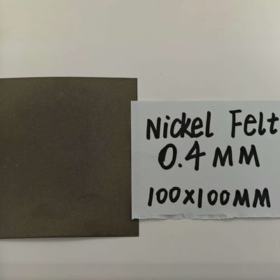 00,4 mm dickes Nickelfaserfeil AEM Hydrolyse reines Nickel gesintertes Feil