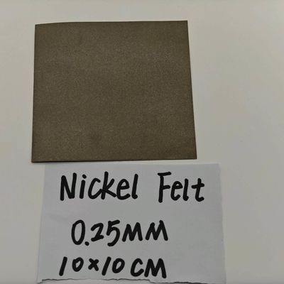 Laserschnitt Poröses Nickelfelt Hochtemperatur-Sinterung Metallfaserfelz